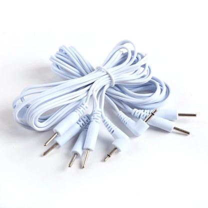 3.5mm Plug Electrode Wires Cable for WireUnit Massager Machine 2Pins & 4Pins Head Electrode Pads Compatible with Various Models