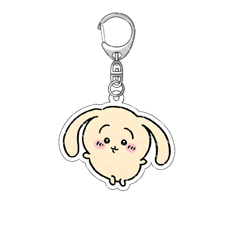 Chiikawa Pendant Anime Comic Acrylic Peripheral Keychain Hachiware Usagi Cute Pendant Bag Hanging Decoration Decoration