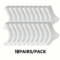 10 Pairs White