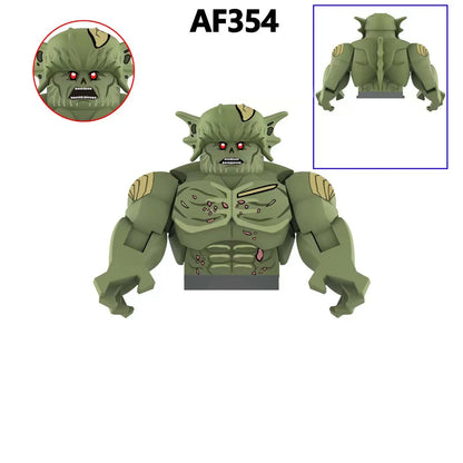 Movable Model Brick Juggernaut Lizard Rhino Abomination Assemble Compatible Action Figures Puzzle Kids Toy Building Blocks Gifts