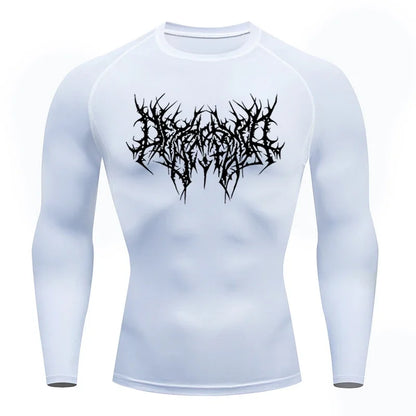 Men's T-shirt Men Running Sport T Shirt Men Compression Fitness Tops Tee Quick DryTight Training Gym Sport Running Shirts Jersey