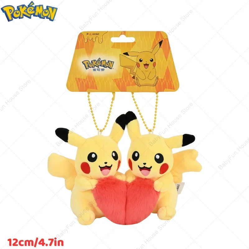 Original Pokemon Mimikyu Gengar Snorlax Umbreon Plush Toy Keychain Kawaii Espeon Jigglypuff Sprigatito Quaxly Peluche Dolls Gift