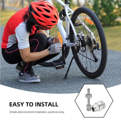 Bicycle Bottom Bracket Remover, Bike Bottom Bracket Tool with Anti‑Drop Device Crank Puller Remover 20 Teeth Anti-Slip Tool
