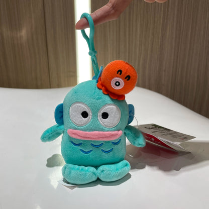 Genuine Sanrio Hangyodon Melody Kuromi Pendant Plush Toys Small Charms Sayuri Model Doll Stuffed Toys Girls Boys Birthday Gifts