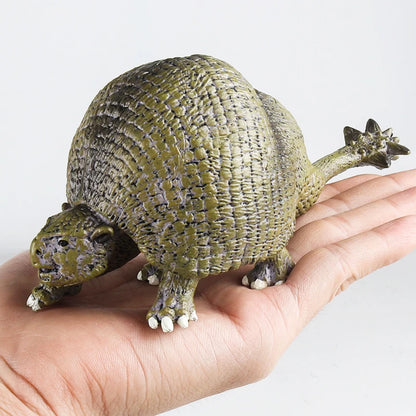 Oenux Prehistoric Wild Animals Simulation Armadillo Doedicurus Sabretooth Model Action Figures PVC Collection Toy For Kid Gift