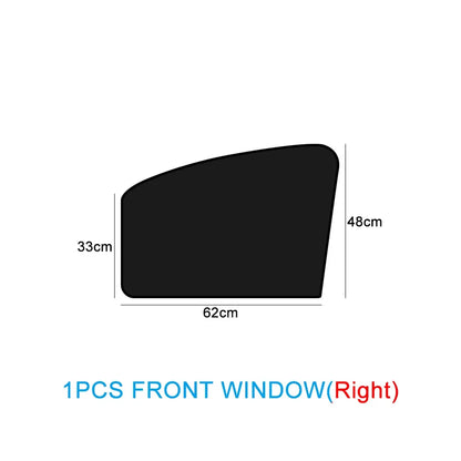 Magnetic Car Sunshade UV Protection Curtains Sun Shield Cover Double Sides Auto Window Sun shade Protector Cover Diy Accessories