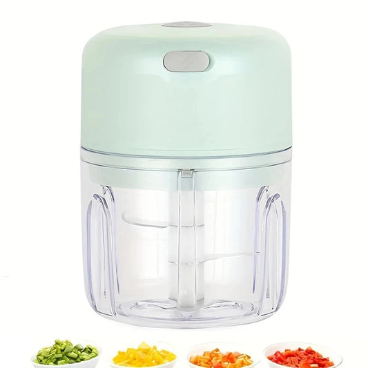 2027 250ml Mini Rechargeable Garlic Chopper Meat Grinder Durable and Sturdy Suitable for Crushing Garlic Chili Onions Minced Mea