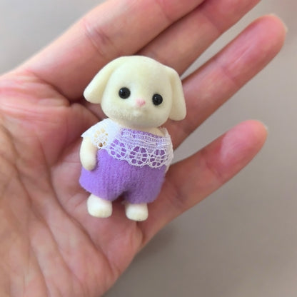 Simulation Forest Rabbit Family DIY Playset Mini Rabbit Bear Figure Toy Dolls Kids Gifts
