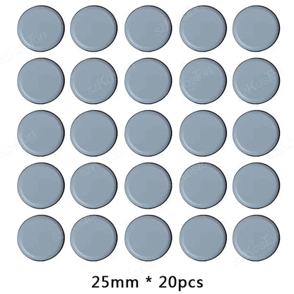 20PCS Furniture Slider Pads Table Chair Leg Sliding Block Anti Scratch Easy Move Heavy Furniture Leg Mat Thickened Moving Pads