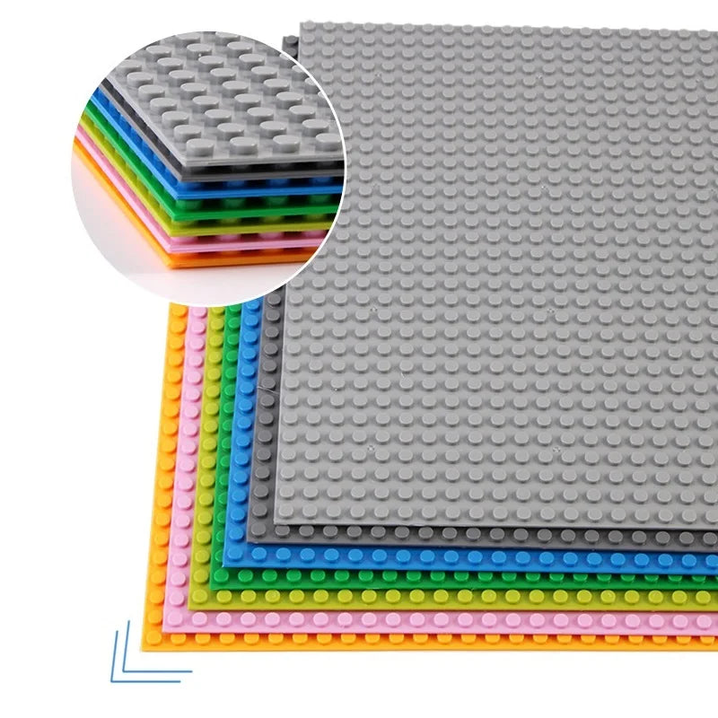 4PCS Classic Baseplates 32x32 16X32 Dots Building Blocks Bricks Base Plates DIY Plastic Board Blocks MOC City Construction Toys