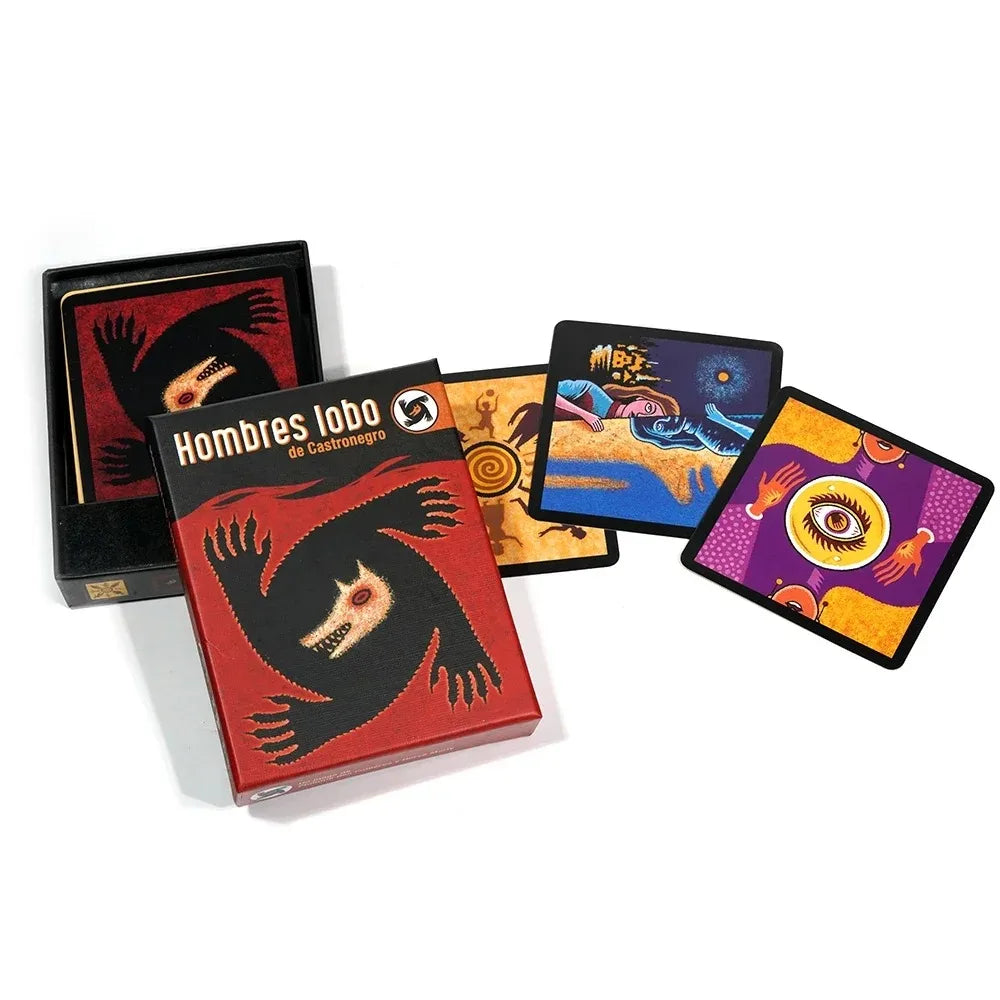 The Werewolf Cards 24 Table Game With Paper Guidebook, Puzzle Leisure Family Friend Party Board Deck,Halloween Christmas Gifts