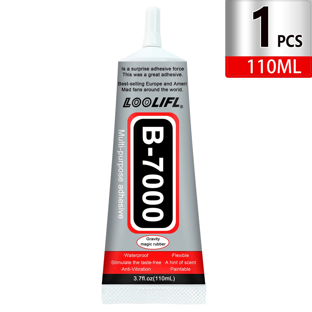 1-10Pcs Loolifl B-7000 Super Glue Safety Materials Epoxy Resin Repair Cell Phone Touch Screen Jewelry Craft Liquid Adhesive 15ml