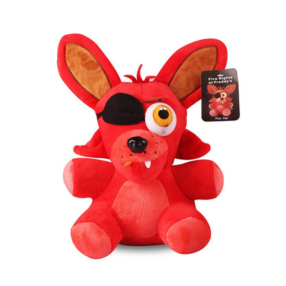 FNAF Five Nights at Freddy's Freddy Fazbear Bonnie Foxy Sundrop Moondrop 18cm Soft Plush Doll Collectible Toy Gifts for Kids