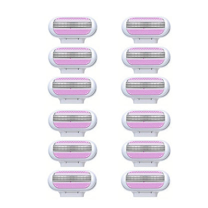 3-Layer Manual Shaving Razor – Ultra-Sharp Blades for Effortless Glide, Anti-Irritation Design, Long-Lasting Durability, Perfe