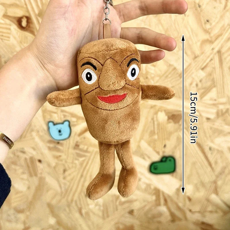 Brainrot Plush Toy Keychain Tung Sahur Cartoon Crocodilo Shimpanzini Decorative Doll Tralalero Tralala Figures Bananini Gift Toy