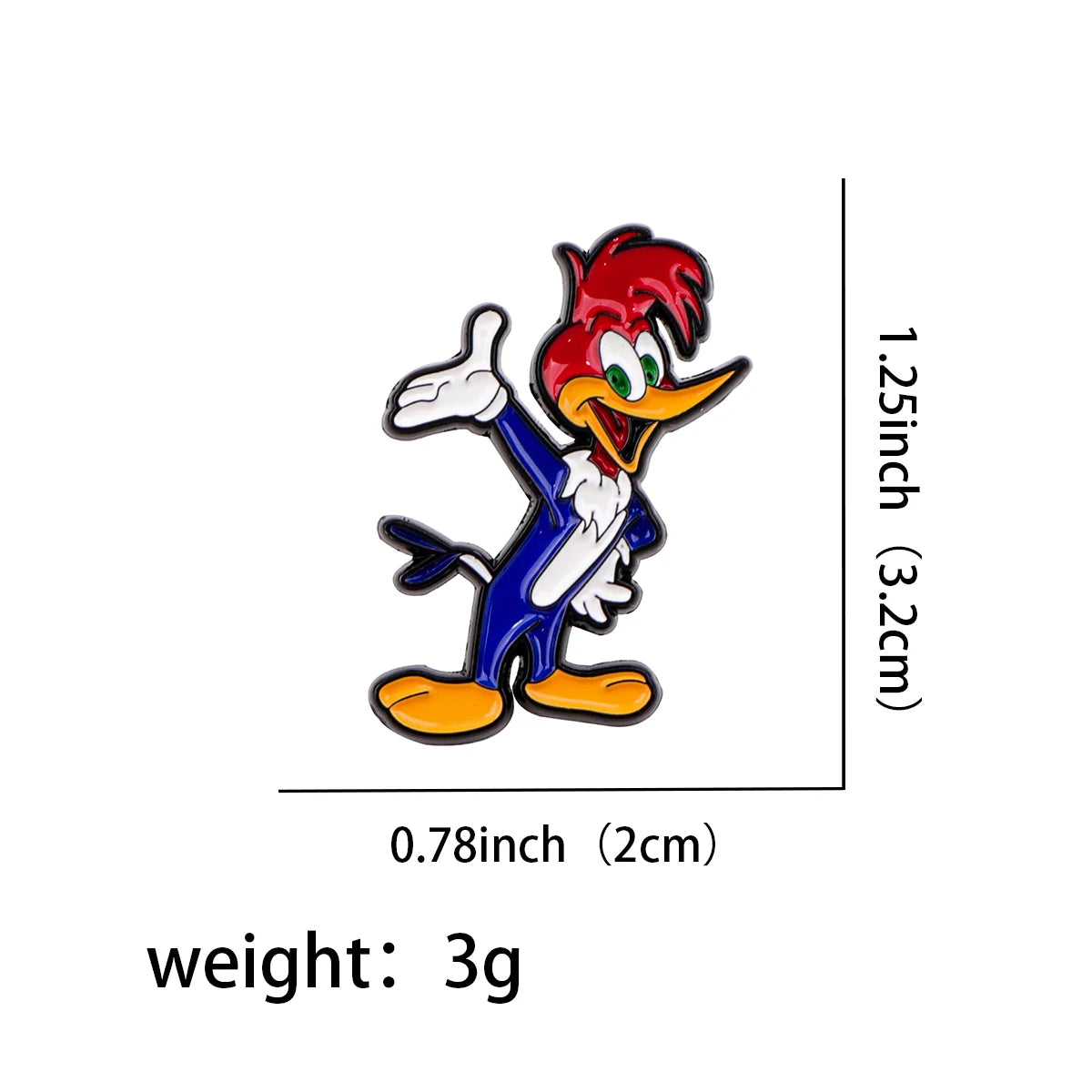 Cute Bird Enamel Pin Cartoon Badges on Backpack Brooches for Women Men Lapel Pins Funny Jewelry Cosplay Accessories Toys Gift