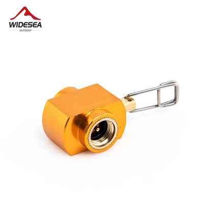 Widesea Camping Stove Propane Refill Adapter Gas Burner Gas Filling Butane Cylinder Tank LPG Saver Camping Equipment