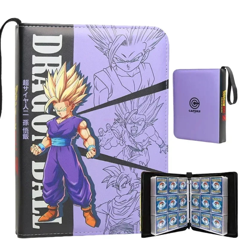 400pcs/900pcs Anime Dragon Ball Card Album Book Collection Card Storage Folder Hold Vegeta Iv Game Cards Binder Holder Kids Gift