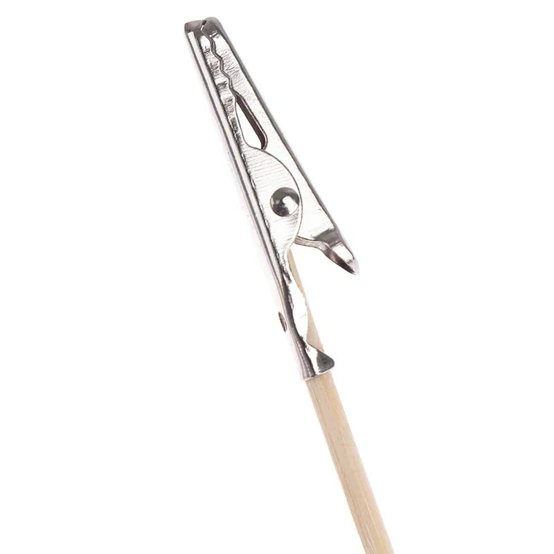 20Pcs Wood And Metal Painting Stand Alligator Clip Stick Modeling Tool for Airbrush Model Part
