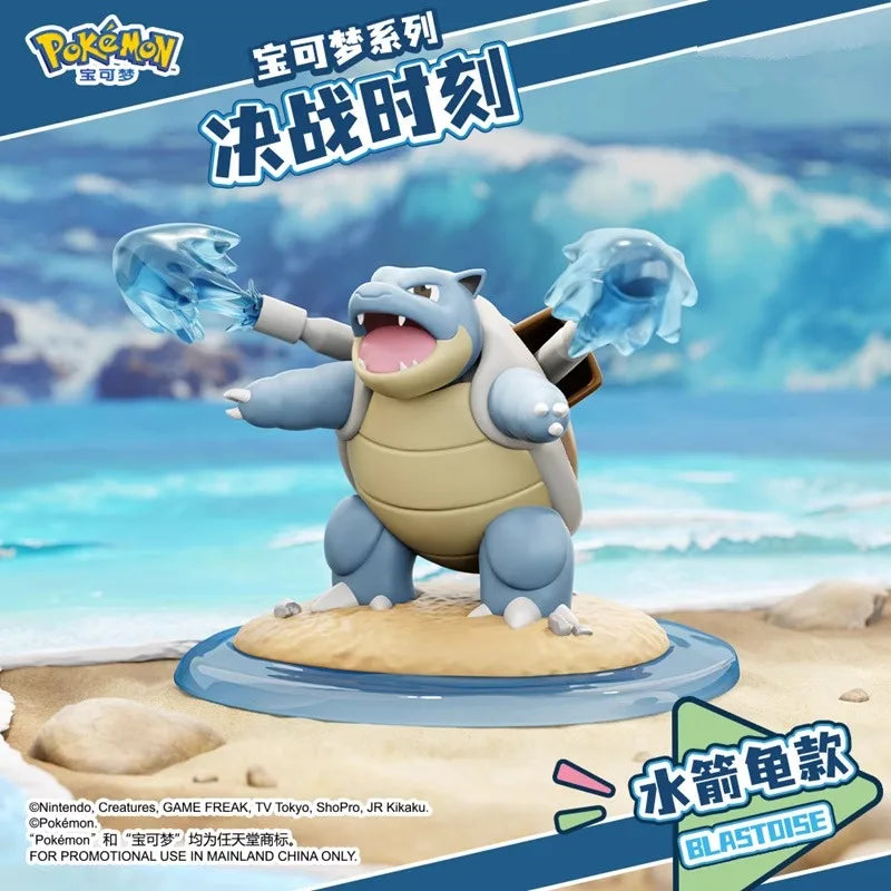 Genuine Pokemon Anime Action Figures Call Of Duty GK PVC Charizard Blastoise Arcanine Lapras Venusaur Dragonite Christmas Gift