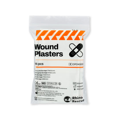 Rhino Rescue Variety Bandages Pack Assorted Sizes Fingertip Bandages Waterproof Bandages Breathable Adhesive Bandages Bulk