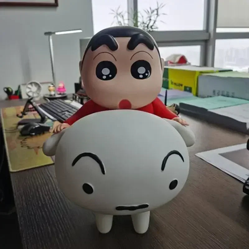 New Crayon Shin-Chan Anime Figure Crayon Shin-Chan Ride Nohara Shiro Action Figure Model Toy Kawaii Decoration Collect Gifts