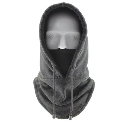 Windproof Polar Fleece Balaclava - Adjustable Thermal Winter Ski Mask for Cycling & Motorcycle
