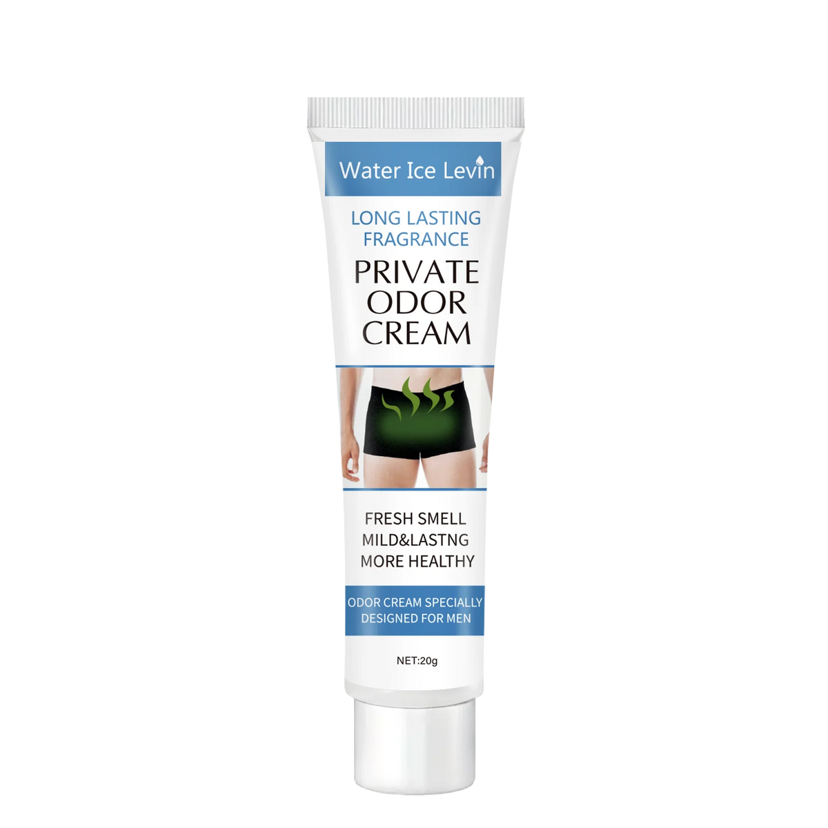 Men's Personal Deodorant Cream - Long-Lasting Freshness and Odor Control, Gentle Moisturizing, Designed for Men with Unique Odors - Keeps Your Body Fresh and Confident All Day Long