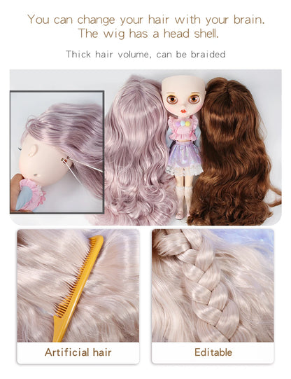 ICY DBS Blyth Doll Tan Skin Matte Face With Eyebrows Special Price 1/6 BJD JOINT body Neo Christmas Gift Anime