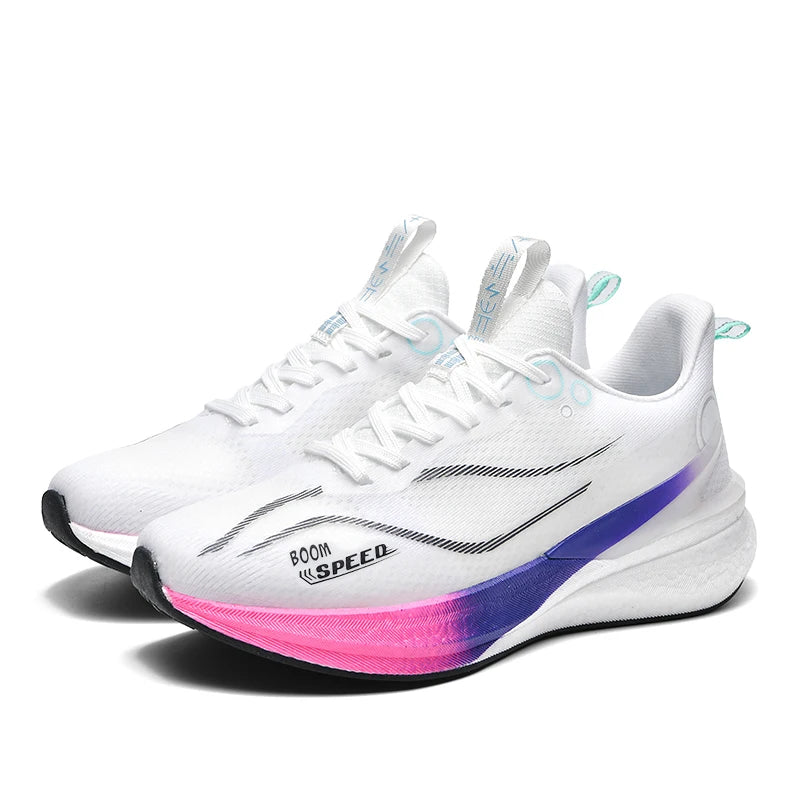 Carbon Plate Running Shoes Men Women Professional Marathon Racing Sneakers Breathable Lightweight Road running Training Shoes
