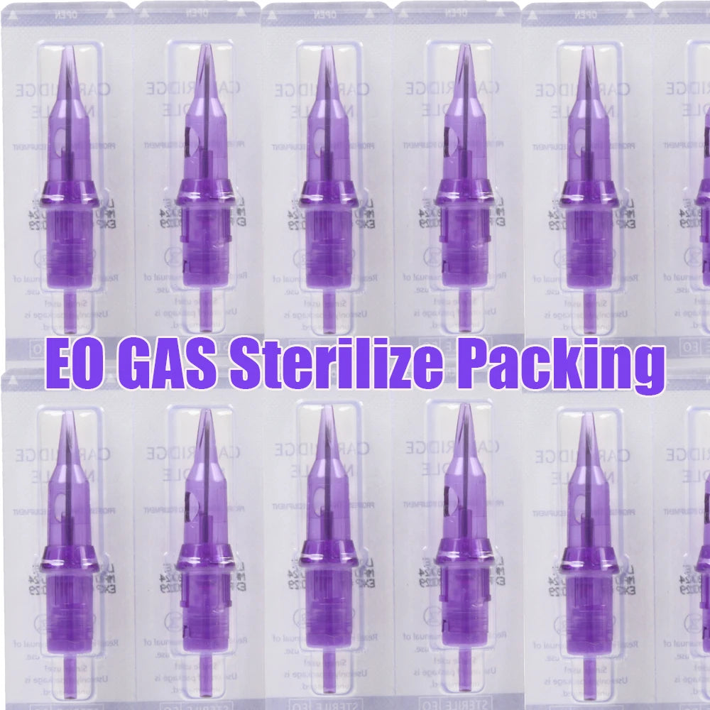 CJMIO Tattoo Needle Cartridge 3RL 5RL Bugpin Tattoo Cartridge Needle Round Liner Shader Magnum For Body Tattoo Eyebrow Machine