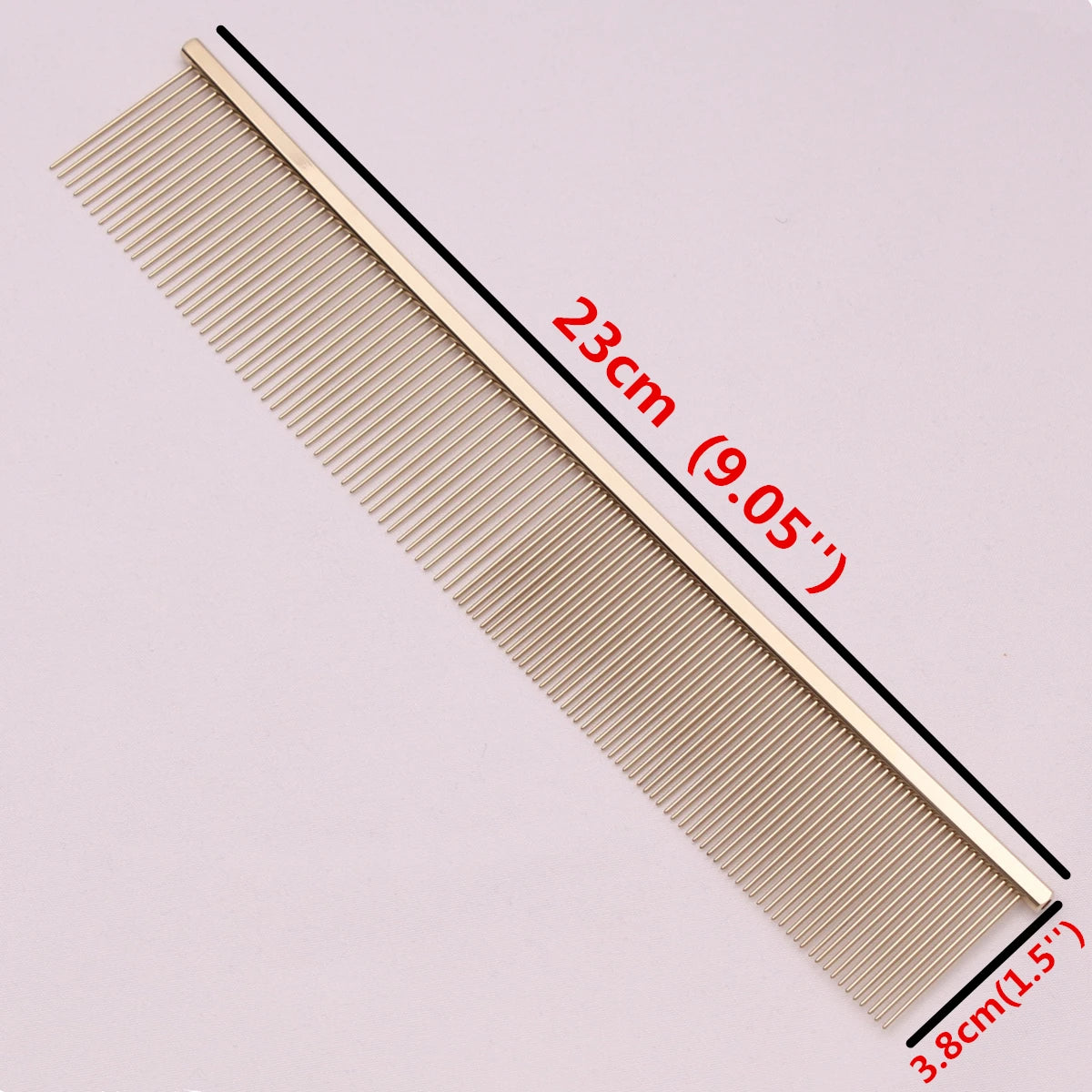 Copper Dog Grooming Combs For Pet Boundary Knot Massage Tools Professional Salon Cat Hair Cleaning Crescent Combs High Low Teeth