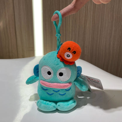 Genuine Sanrio Hangyodon Melody Kuromi Pendant Plush Toys Small Charms Sayuri Model Doll Stuffed Toys Girls Boys Birthday Gifts