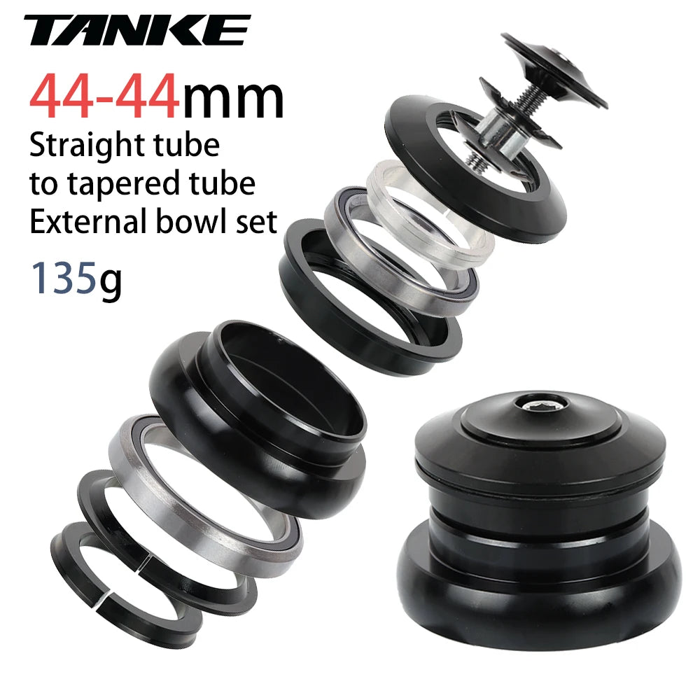 TANKE-MTB Bowl Group, Mountain Bike Aluminum Alloy Headset,Tapered Straight Fork Bearing,44-44mm/52/55/56mm,11/8 ",11/2",28.6mm