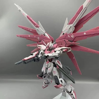 Mg Cherry Blossom Freedom 2.0 Magic Change 1/100 With Cherry Blossom Water Stickers Model Action Figures Toys Collectibles Gifts