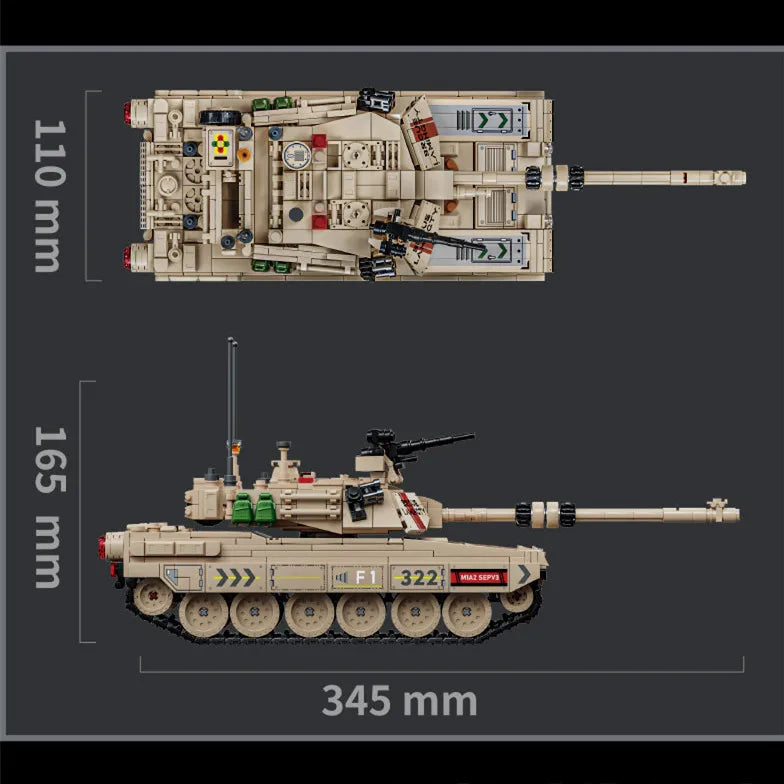 World War 2 WW2 Army Military Soldiers SWAT Half Tracked Armor Vehicle Trailer Assemble Building Blocks Bricks Children's Toys