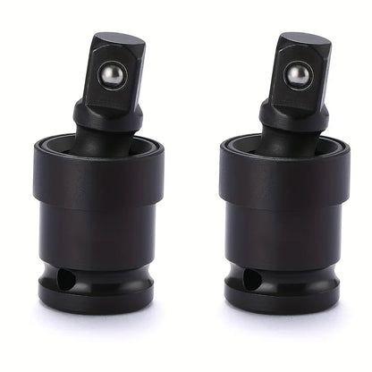 1/2 Inch Drive Universal Joint Socket Adapter, 360° Swivel Steel Ball Impact Socket for Electric Wrench Efficiency Enhancement,