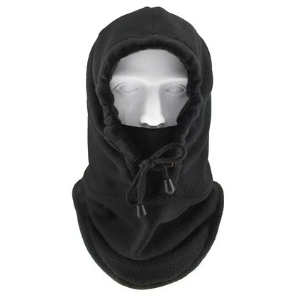 Windproof Polar Fleece Balaclava - Adjustable Thermal Winter Ski Mask for Cycling & Motorcycle