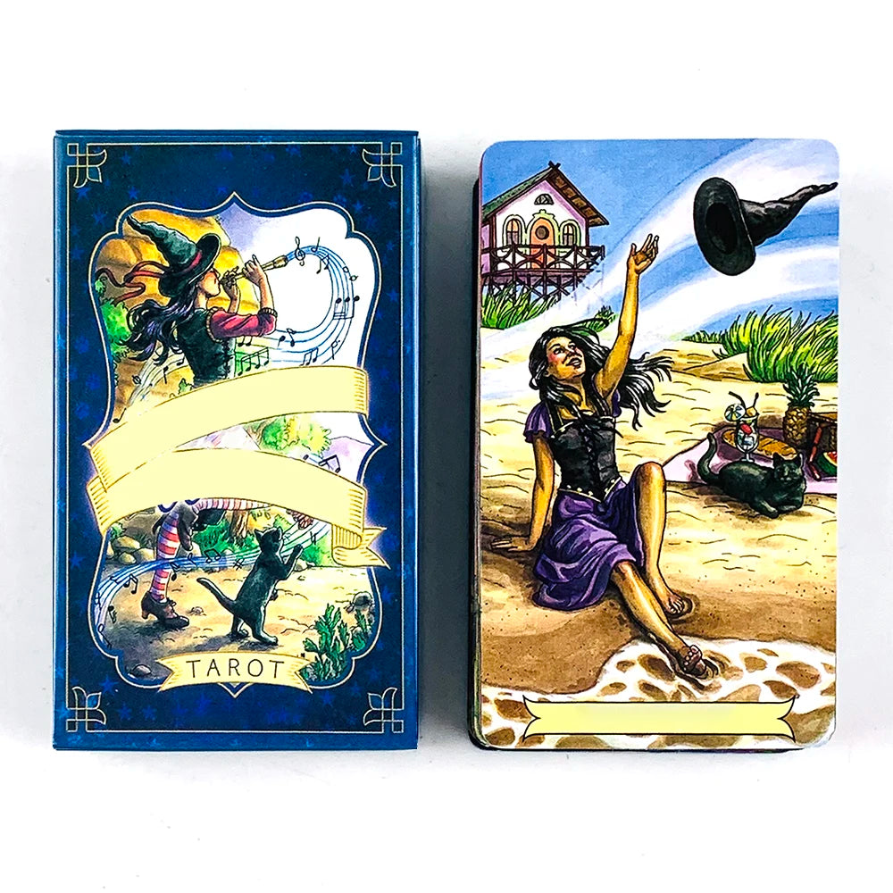 Tarot Cards English Eersion Prediction Divination Tarot Deck Board Game Cards,Christmas and New Year Family Party Games