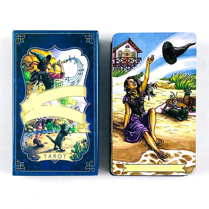 Tarot Cards English Eersion Prediction Divination Tarot Deck Board Game Cards,Christmas and New Year Family Party Games