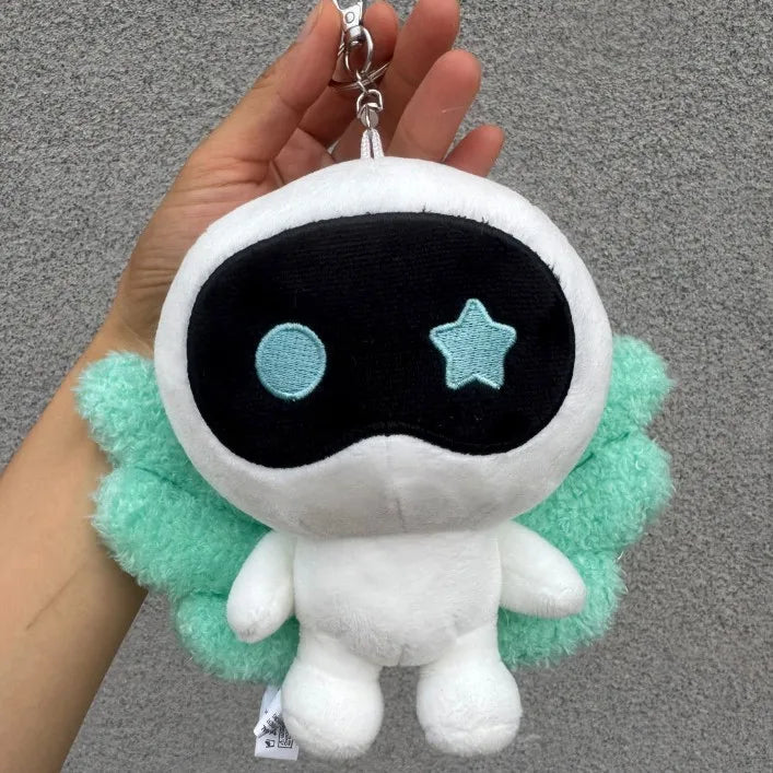 Korea Wootteo Plush Toy Kawaii Stuffed Doll for Backpack Pendant Wave New JIN Design Astronaut Wings Keychain Fans Support Gift