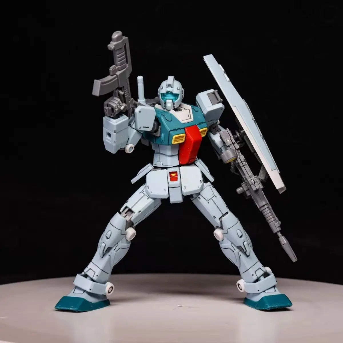 GK Cucuruz Doan's Island Gm Sleggar HG 1/144 Mecha Assembly Model Kit Action Figures Desktop Decoration Doll Boy Puzzle Toys