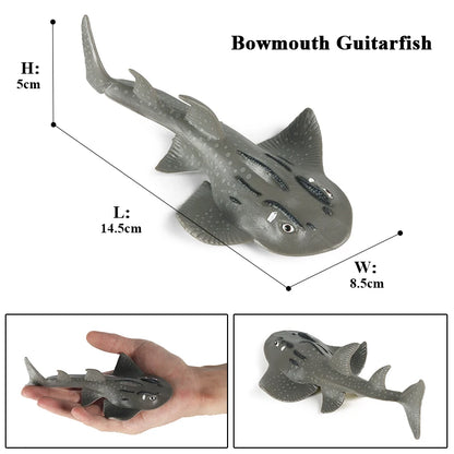 Oenux Sea Life Animals Ray Devilray Mantaray Model Action Figures Figurines Ocean Marine Aquarium Education Kids Toy Gift
