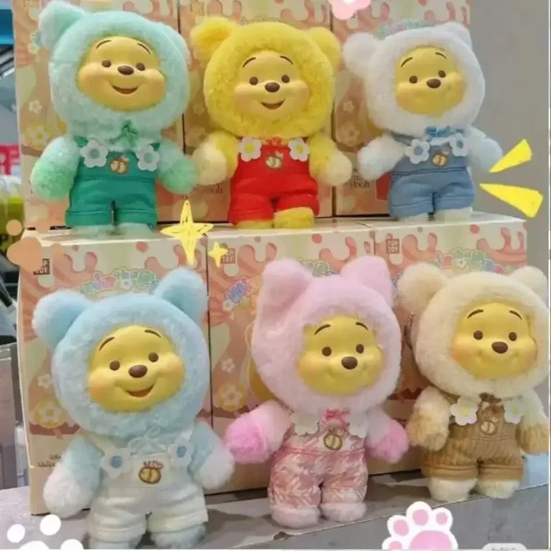 2026 New Winnie The Pooh Candy Series Blind Box,Cute Vinyl Face Pendant Pupu Bear Doll Fashion Trend Toy Christmas Gifts