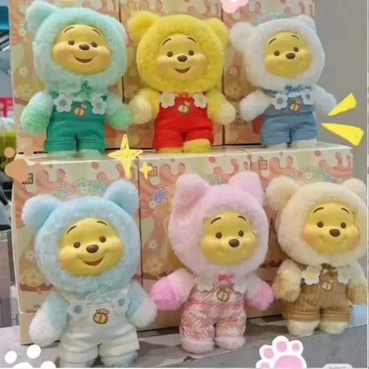 2026 New Winnie The Pooh Candy Series Blind Box,Cute Vinyl Face Pendant Pupu Bear Doll Fashion Trend Toy Christmas Gifts