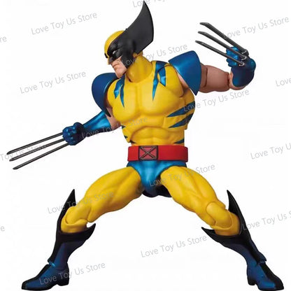 Original Ct Toys Wolverine Action Figure Deadpool Mafex 096 Figure Mafex 138 X Men Comic Version Figurine Collection Model Toys