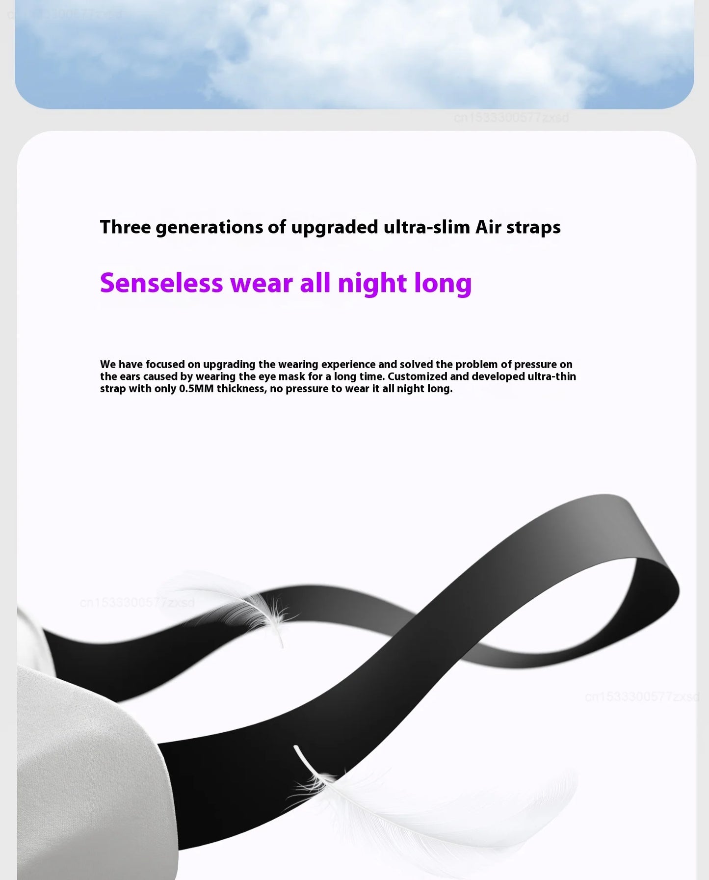 New Dreamlight 4S Pro Eye Mask Sleep 3D Stereoscopic Sleep Aid for Men Women Adult Adjustable Portable Full Blackout Eye Mask