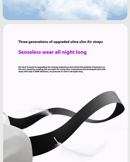 New Dreamlight 4S Pro Eye Mask Sleep 3D Stereoscopic Sleep Aid for Men Women Adult Adjustable Portable Full Blackout Eye Mask