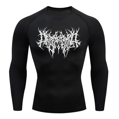 Men's T-shirt Men Running Sport T Shirt Men Compression Fitness Tops Tee Quick DryTight Training Gym Sport Running Shirts Jersey