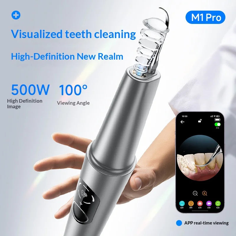 HOMEFISH Home Dental Cleaning Device Professional Tool for Removing Tartar Plaque And Calculus with Visual Technology